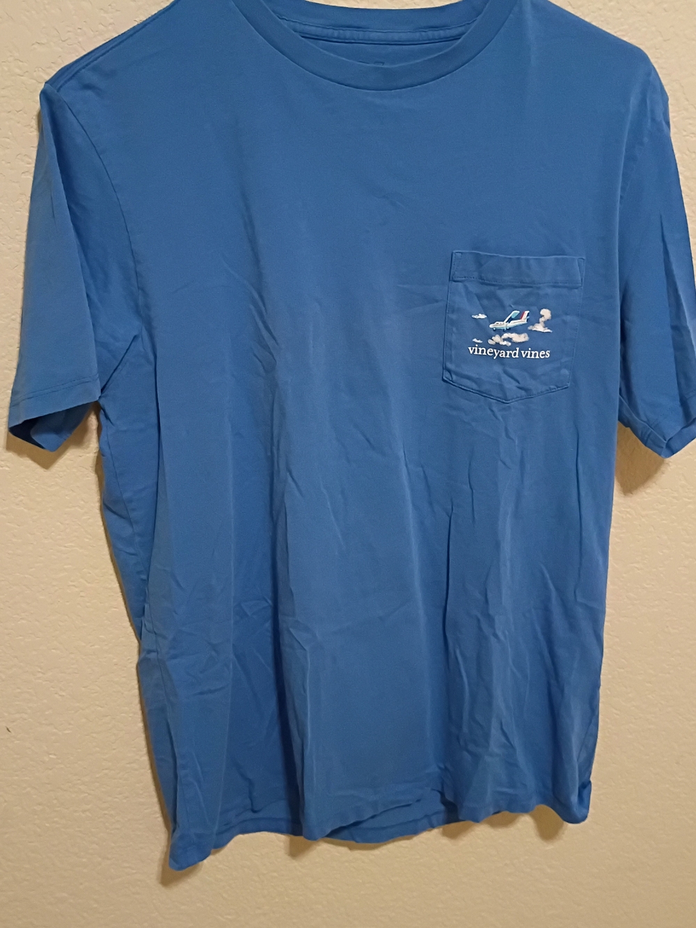 Vineyard Vines Short-Sleeve Pocket Tee in Blue with Whale Graphic